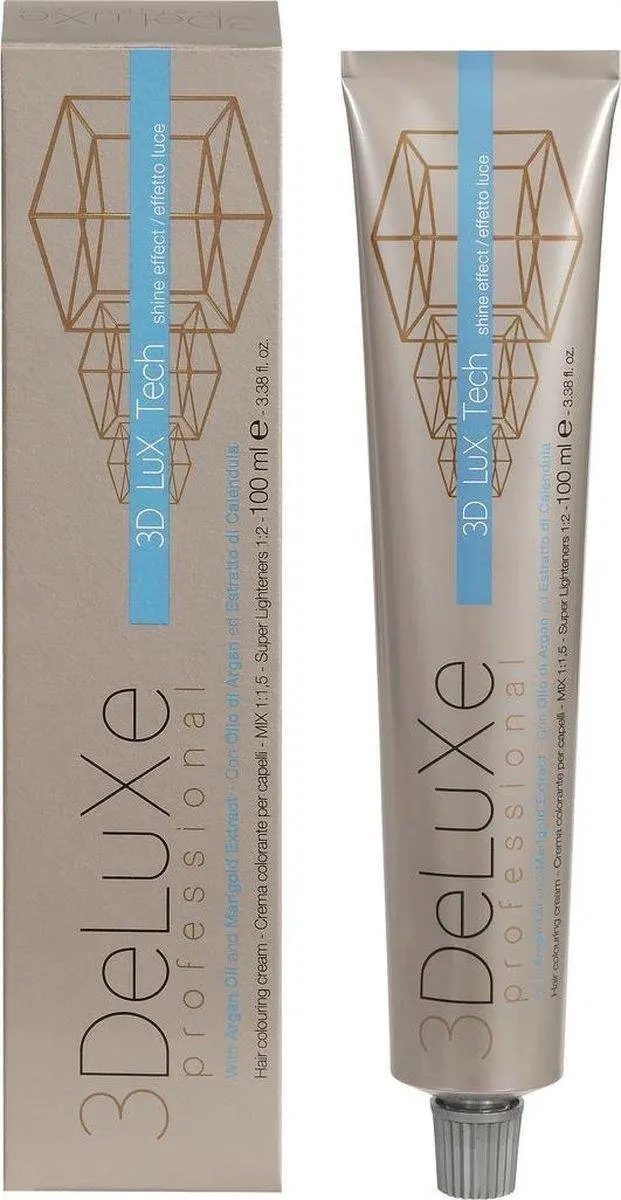 3Deluxe Haarverf 7.82 Medium Bruin Violet Blond 100ml