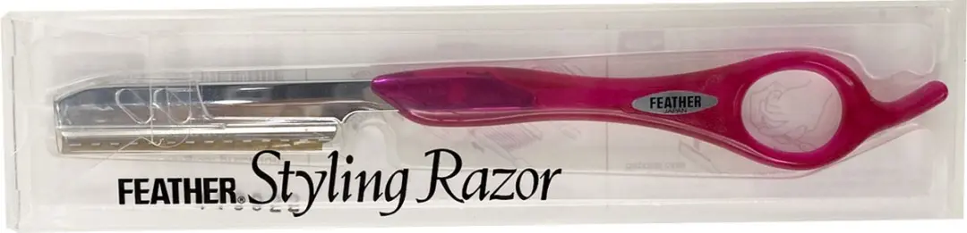 Feather Styling Razor - Transparant Roze