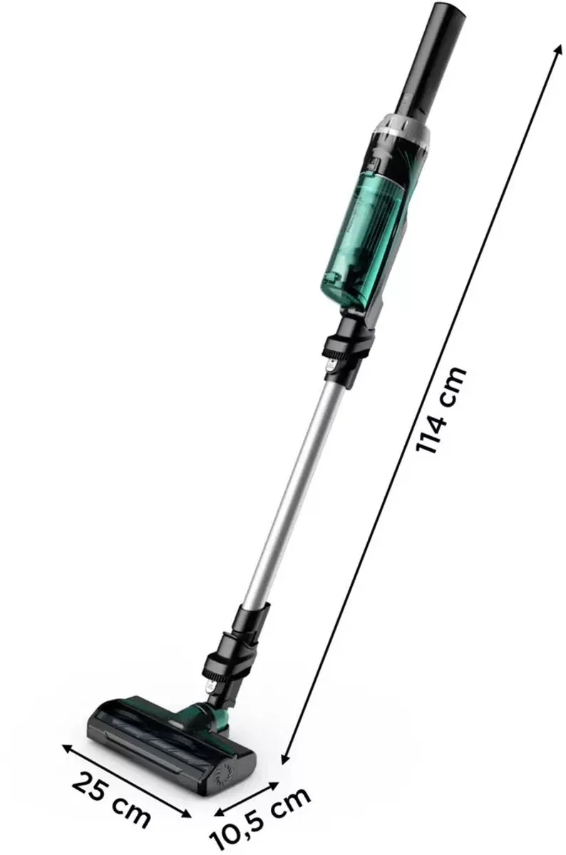 Rowenta RH1127WO Steelstofzuiger - 0.4L - 20 Airwatts - Zwart