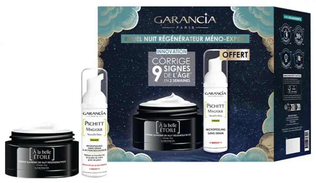 Garancia Meno-Expert À la Belle Étoile Crème Suprême de Nuit 40ml + Pschitt