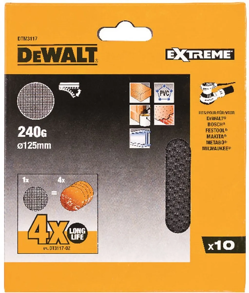 DeWalt DTM3117 Mesh Schuurgaas 125mm