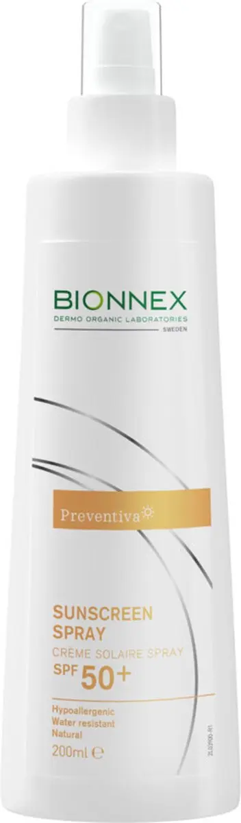 Bionnex Preventiva Zonnebrand Spray SPF 50+ 200ml