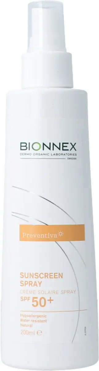 Bionnex Preventiva Zonnebrand Spray SPF 50+ 200ml