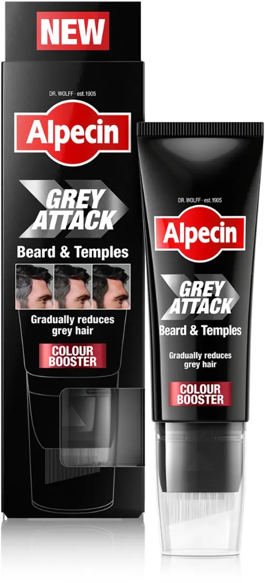 Alpecin Grey Attack Beard & Temples Kleurversterker 50ml