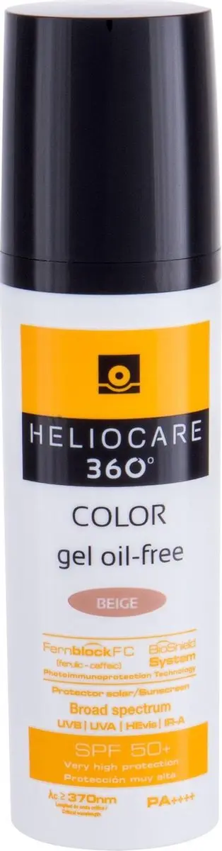 Heliocare Color Bruiner Beige Zonnebrandcrème 50ml - Gezicht