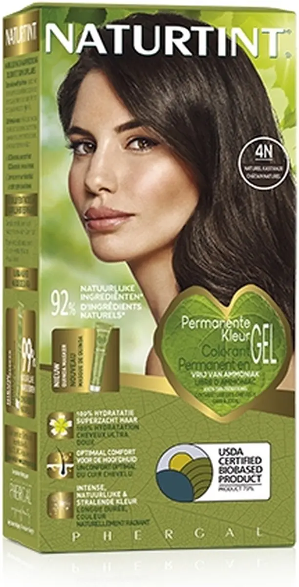 Naturtint Naturel Kastanje Haarkleuring 170ml - Vegan