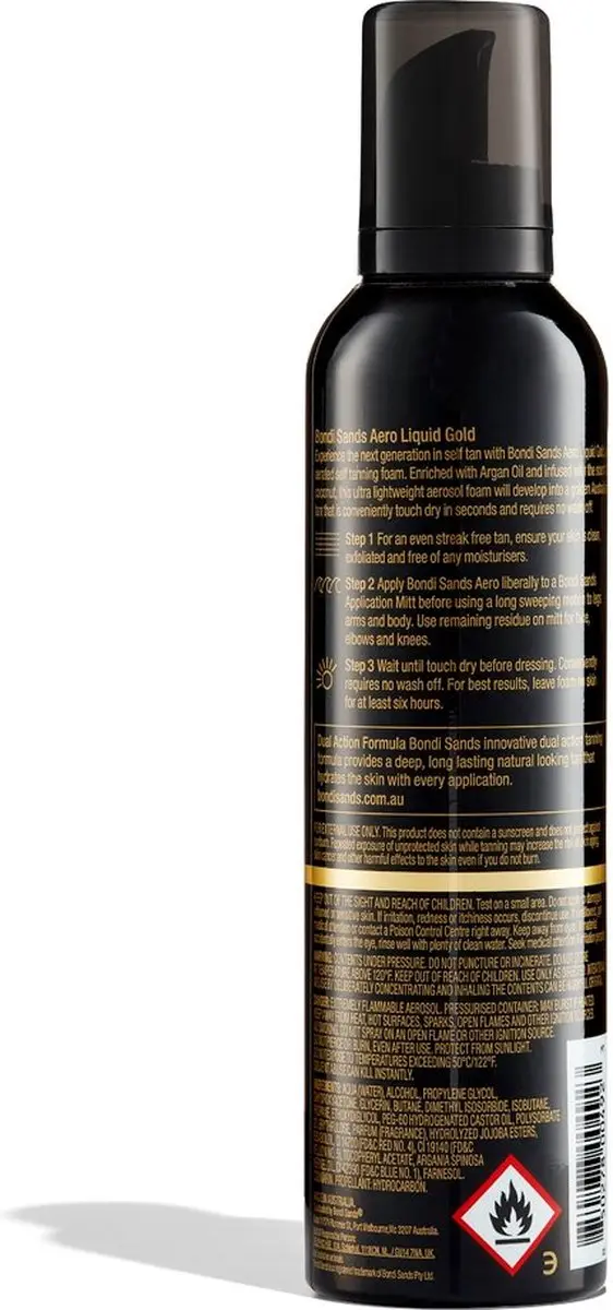 Bondi Sands Aero Self Tanning Foam Liquid Gold 225ml