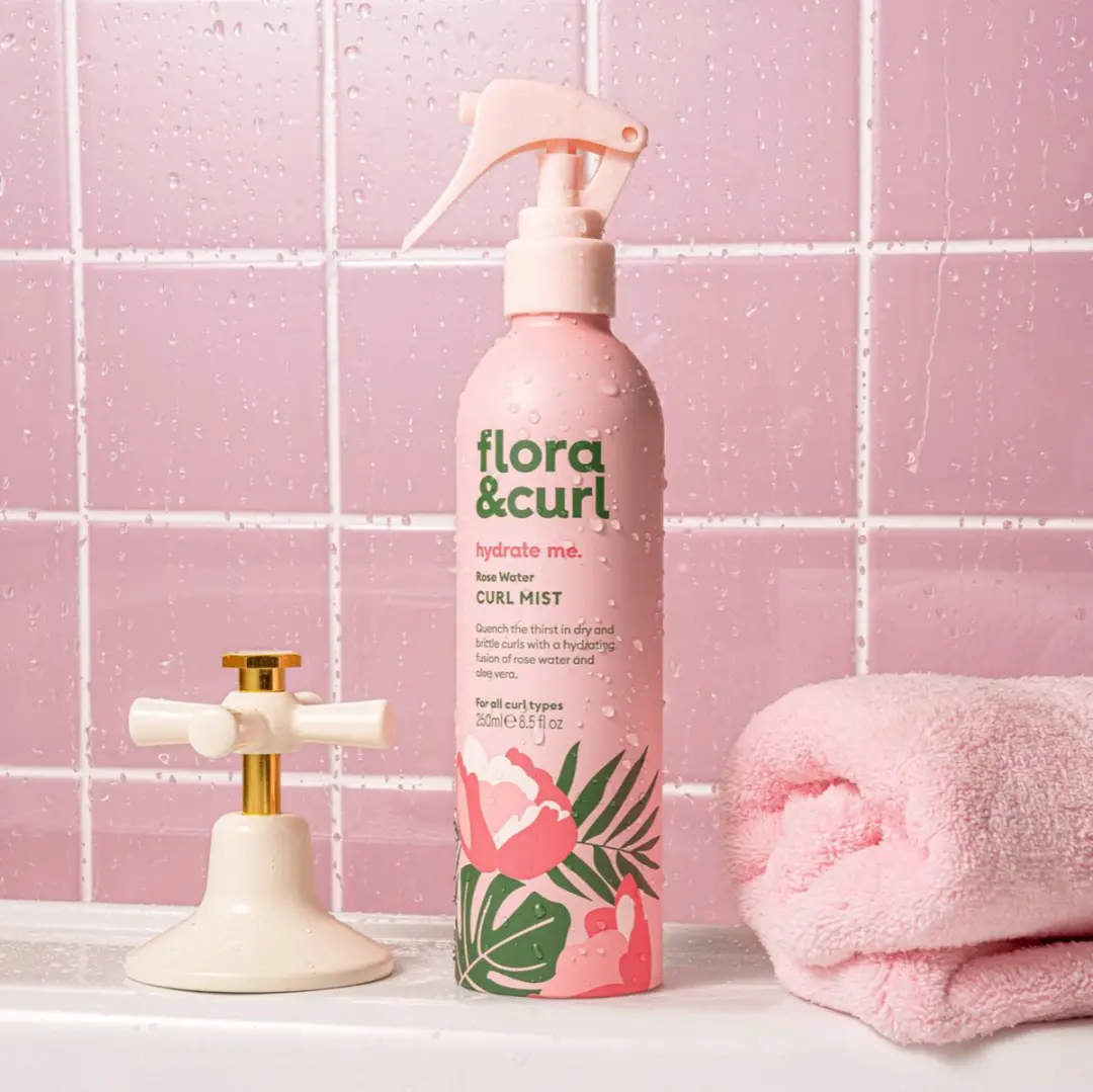 Flora & Curl Organic Rose Water Curl Mist 250ml