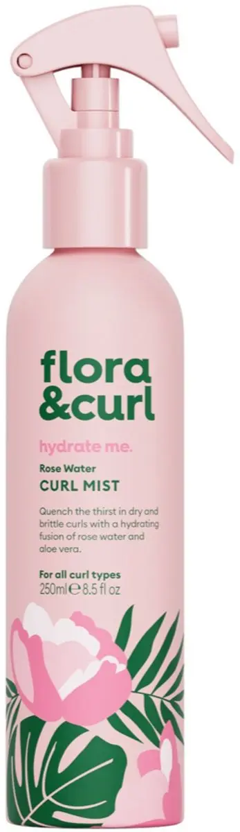 Flora & Curl Organic Rose Water Curl Mist 250ml