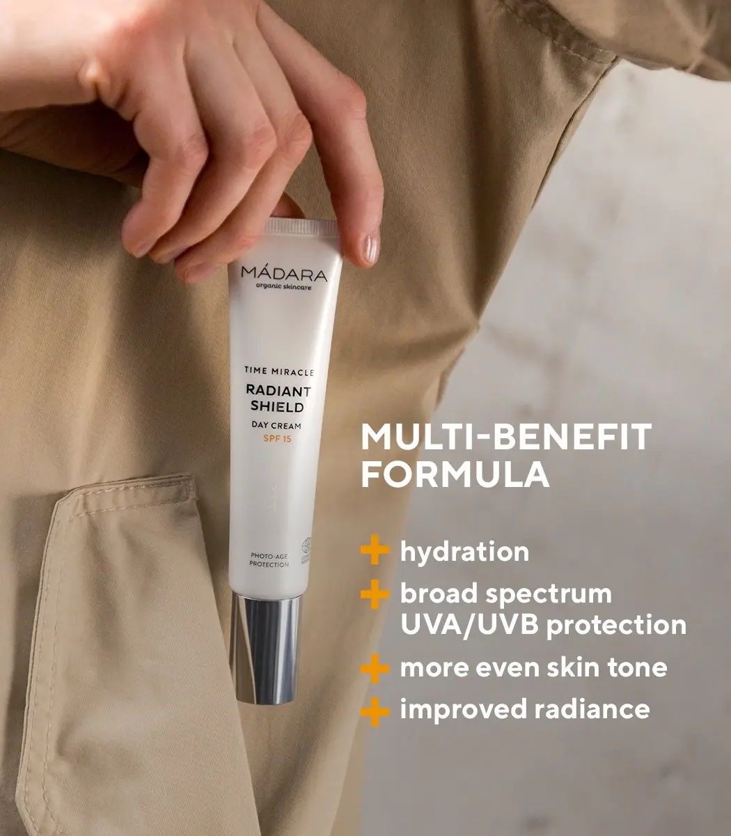 MÁDARA Time Miracle Radiant Shield Dagcreme SPF 15 - 40ml