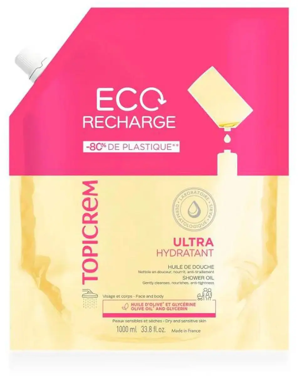 Topicrem Ultra-Hydraterende Doucheolie 1000ml