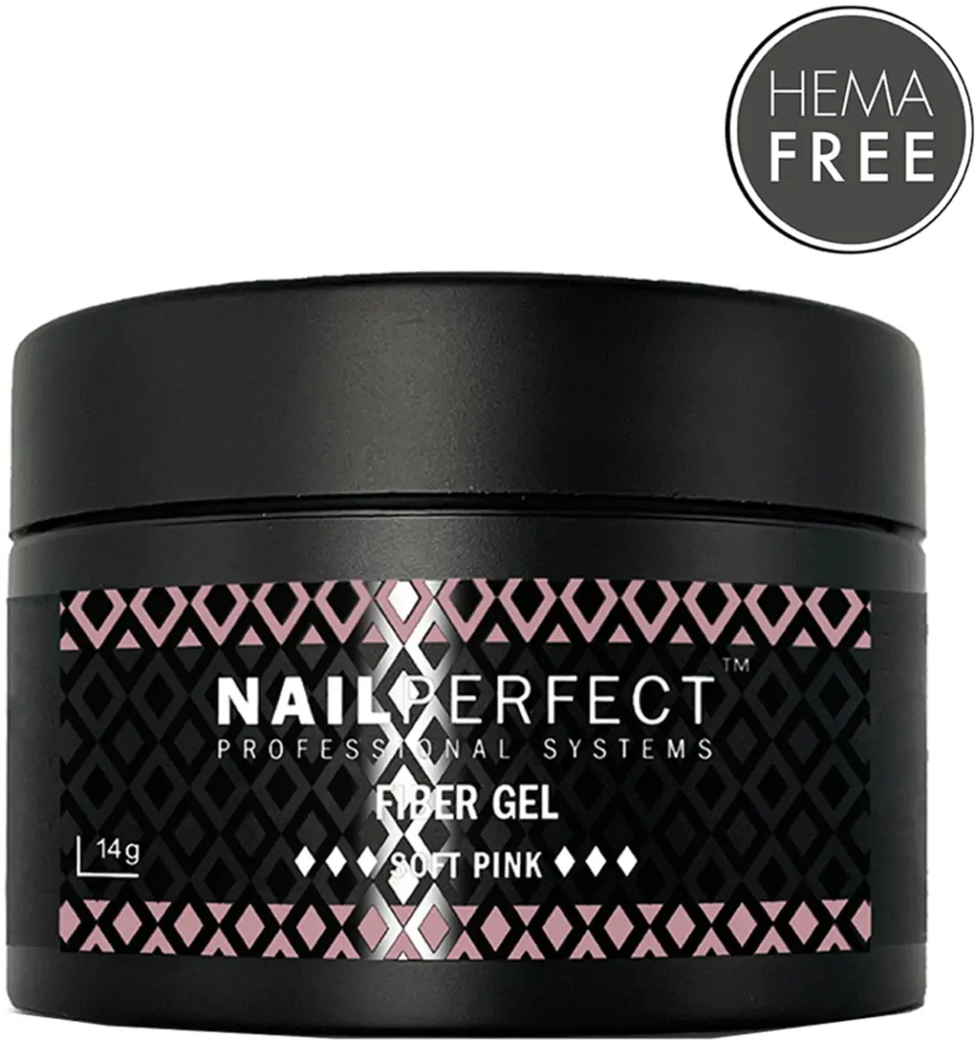 NailPerfect Fiber Gel Soft Pink 14g
