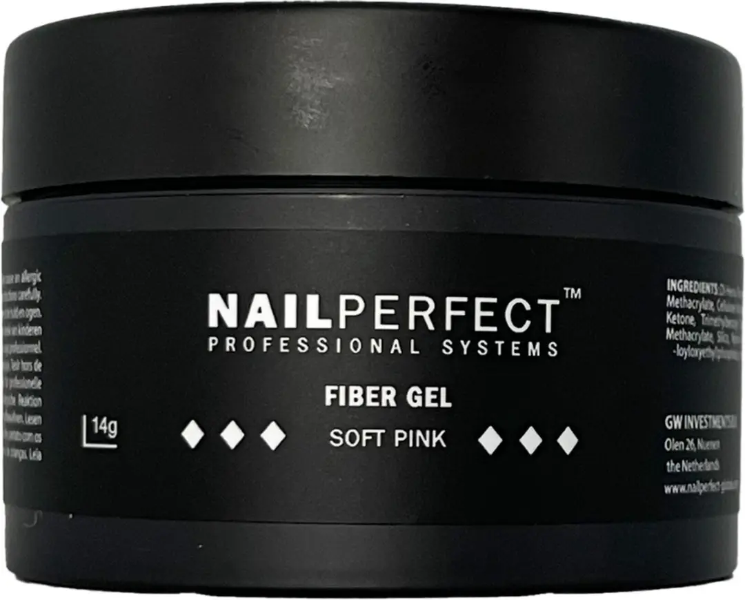 NailPerfect Fiber Gel Soft Pink 14g