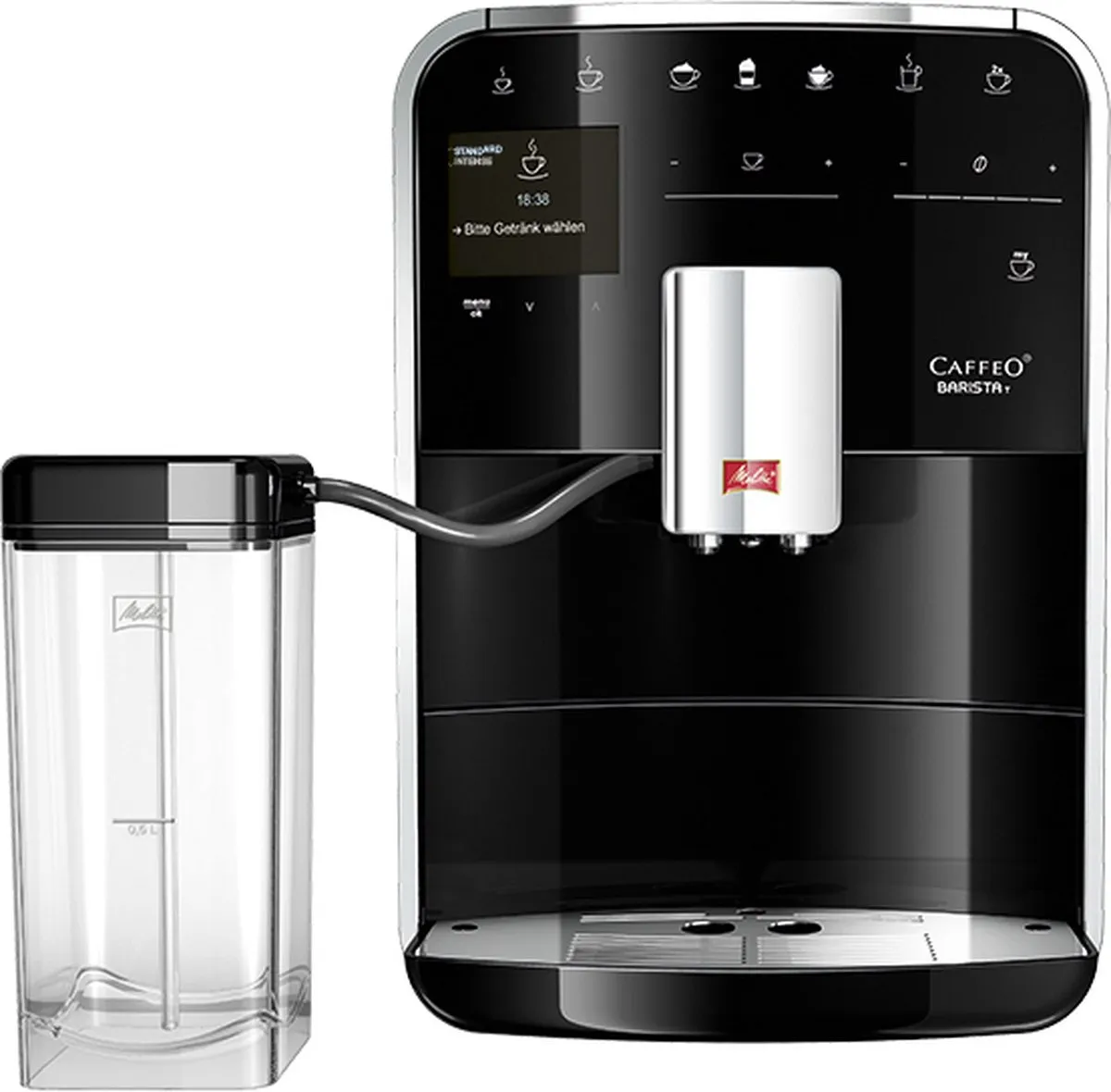 Melitta Barista T F830-002 Volautomatische Espressomachine - Zwart - afbeelding 6 van 6