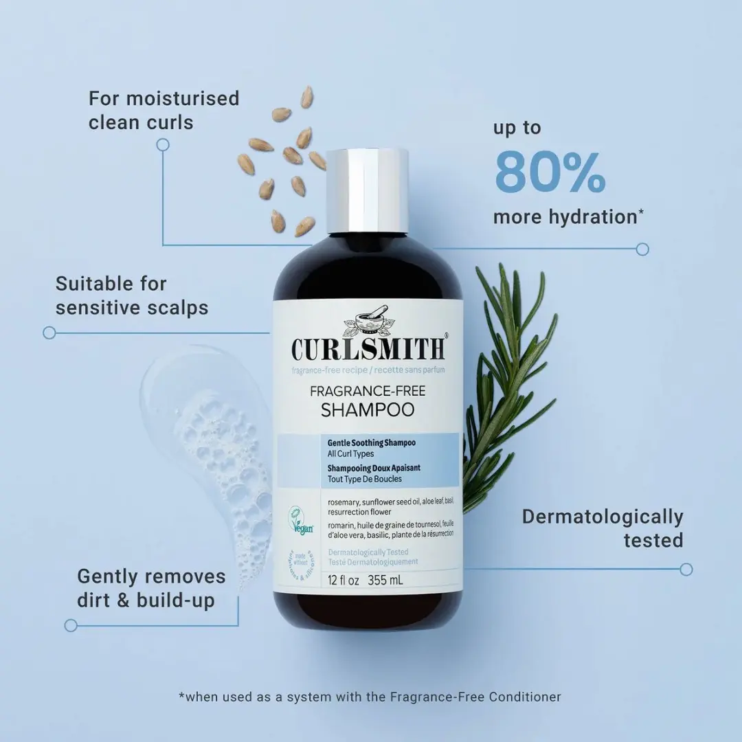 Curlsmith Fragrance Free Shampoo 355ml
