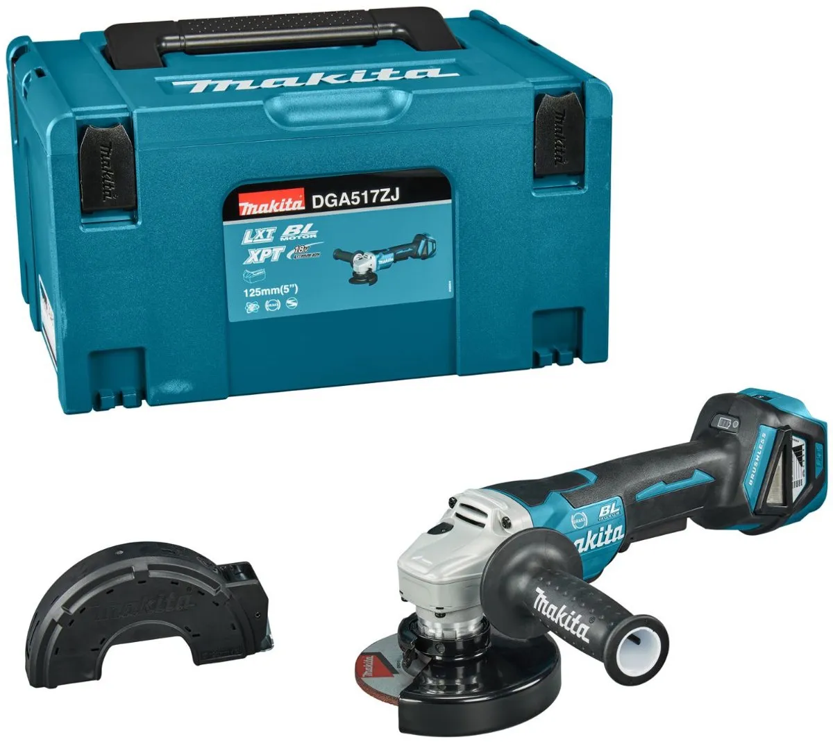 Makita DGA517ZJ Accu-haakse slijper 125mm