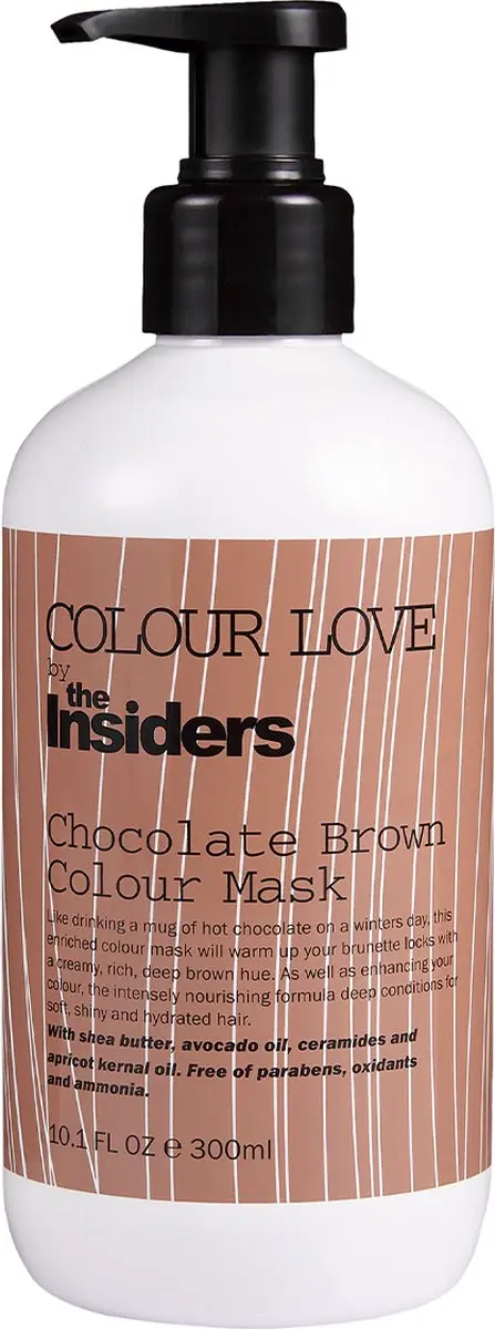 The Insiders Colour Love Chocolate Brown Haarmasker 300ml