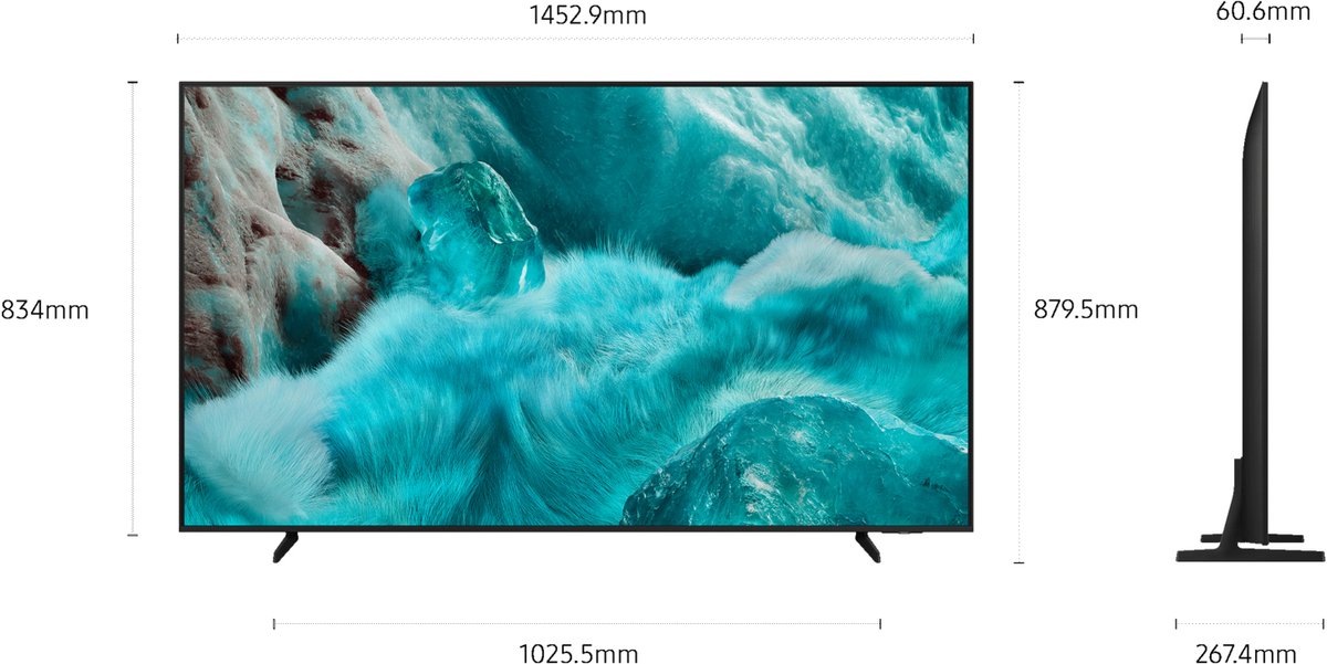 Samsung TQ65Q7F4AU 165,1 cm (65") 4K Ultra HD Smart TV Wifi Zwart