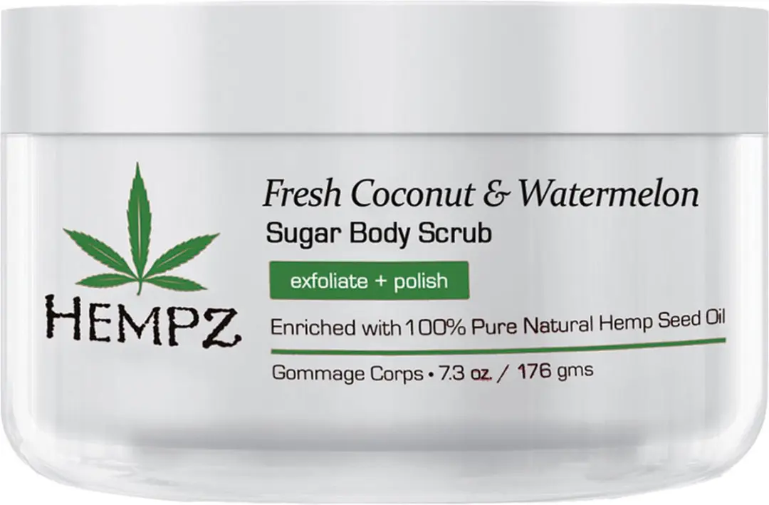 Hempz Fresh Coconut & Watermelon Herbal Sugar Body Scrub 176g