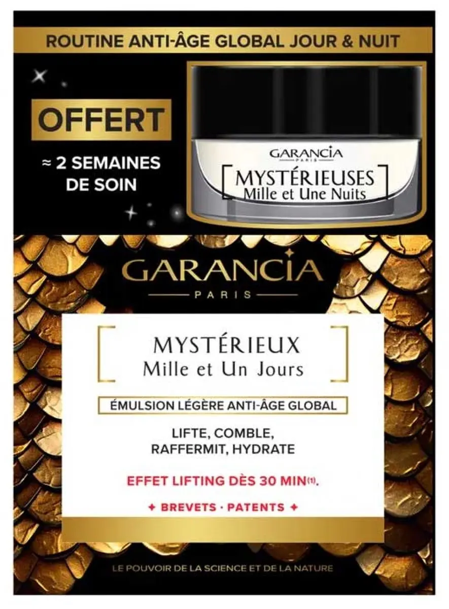 Garancia Mystérieux Mille et Un Jours Dagcrème 30ml + Nachtcrème 10ml