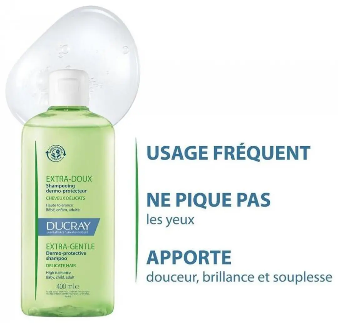 Ducray Extra-Doux Dermo-Beschermende Shampoo 400ml