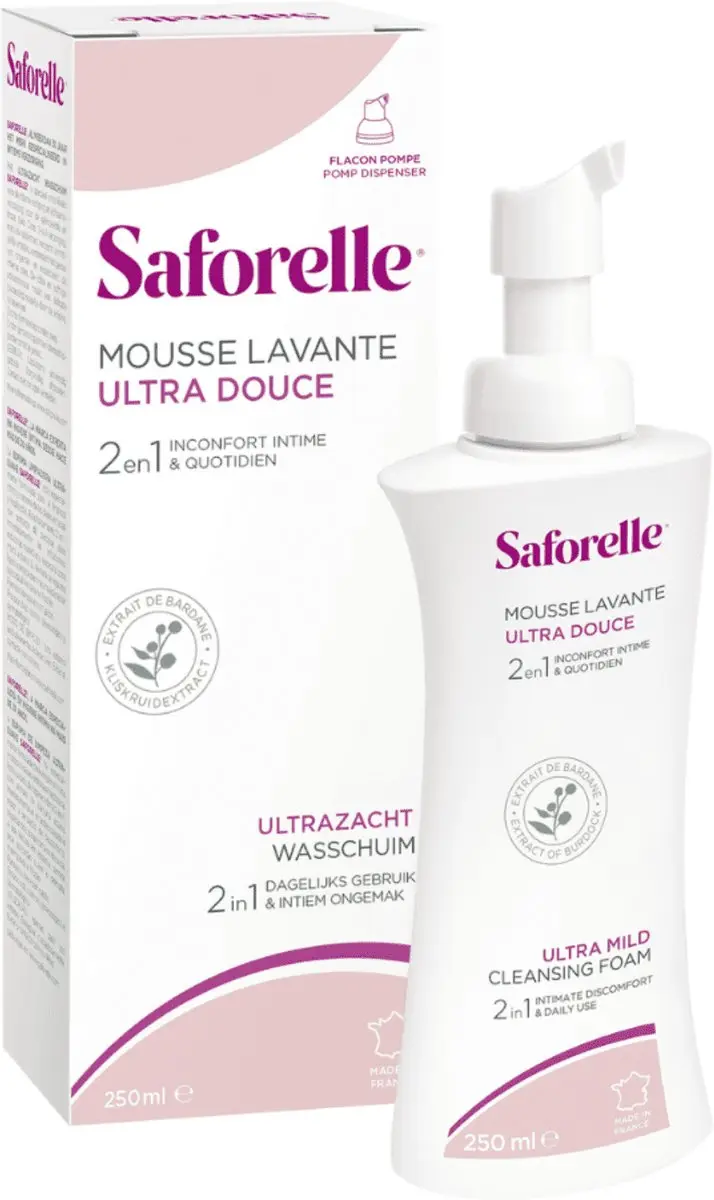 Saforelle Wasschuim Ultrazacht 250ml