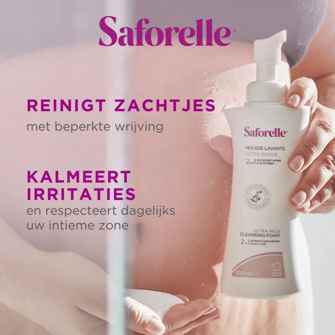 Saforelle Wasschuim Ultrazacht 250ml