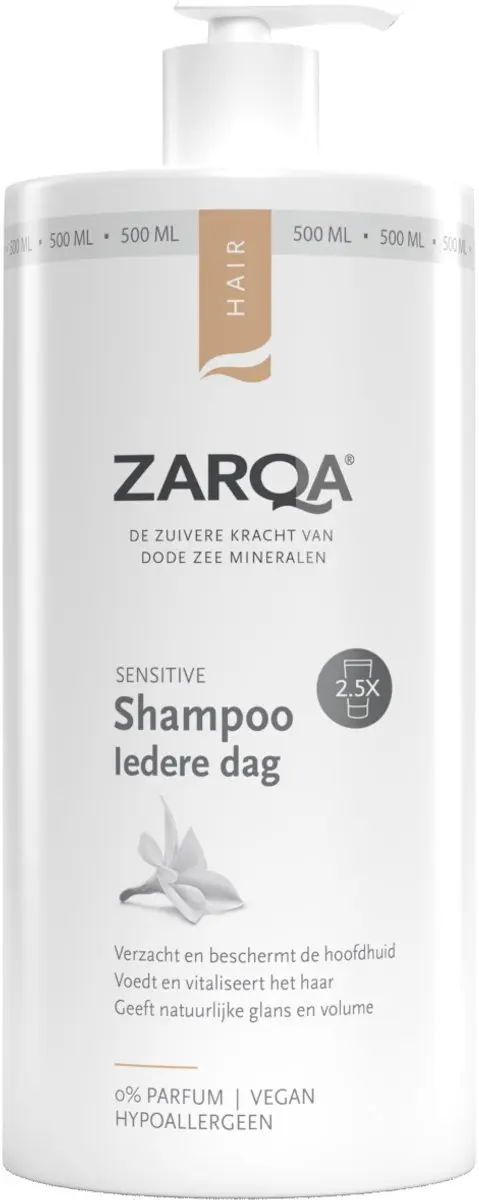 Zarqa Iedere Dag Shampoo Sensitive 500ml