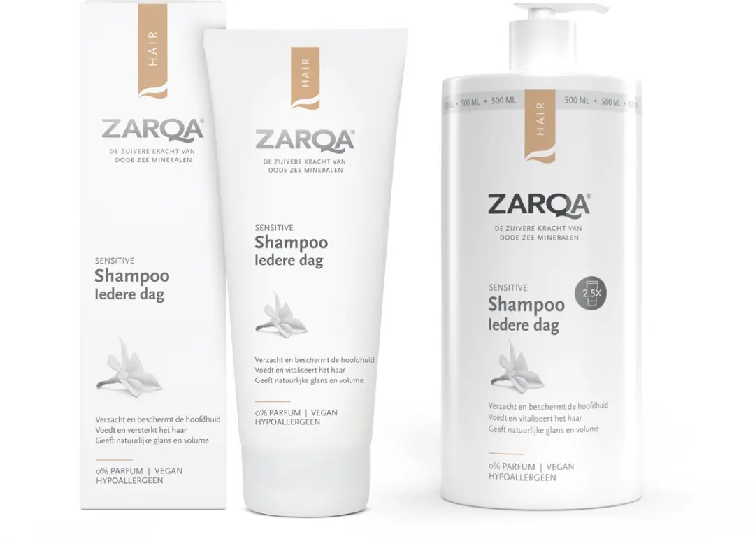 Zarqa Iedere Dag Shampoo Sensitive 500ml