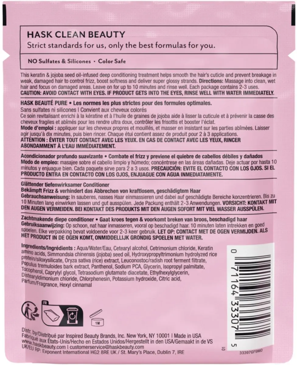 Hask Conditioner Keratin Smoothing 50ml