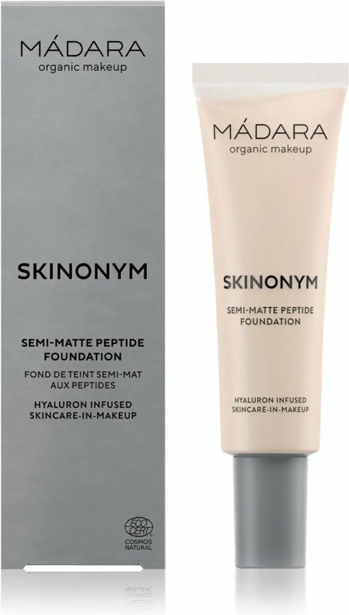 MÁDARA Skinonym Peptide Foundation 30ml - 10 Porcelain