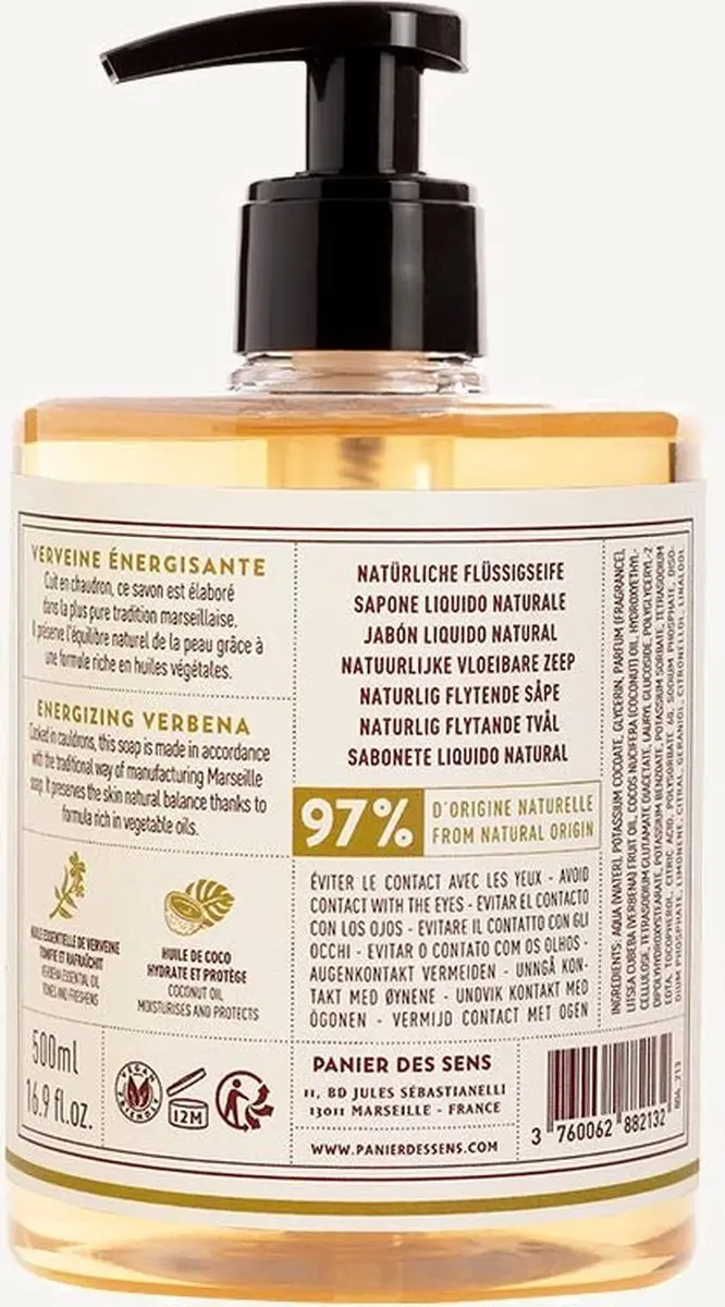 Panier des Sens Verbena Vloeibare Marseillezeep 500ml