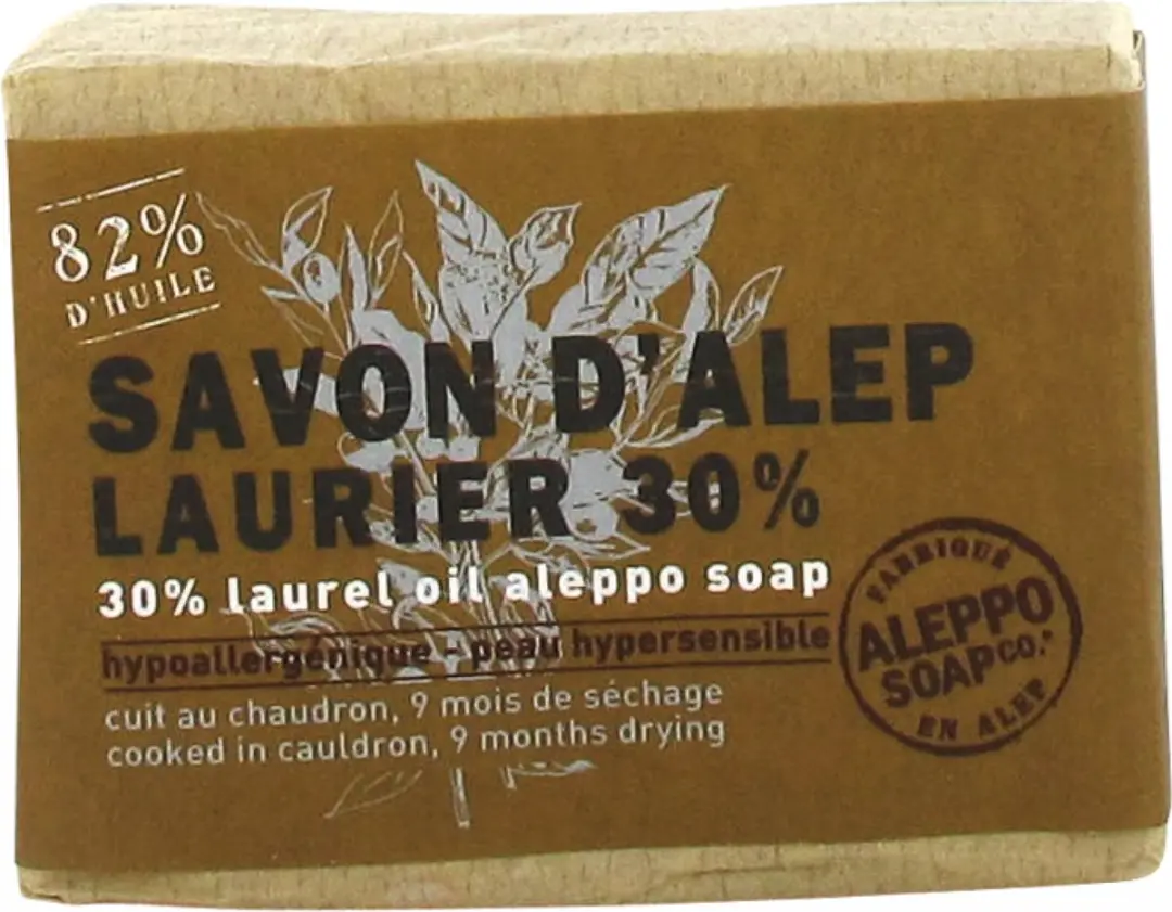 Aleppo Soap Co Aleppo Zeep 30% Laurier 200g