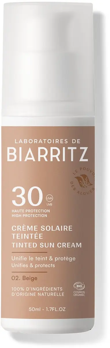 Laboratoires de Biarritz Alga Maris Getinte Gezichtszonnebrand SPF30 50ml