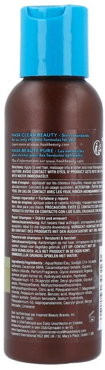 Hask Argan Oil Repairing Shampoo 98ml