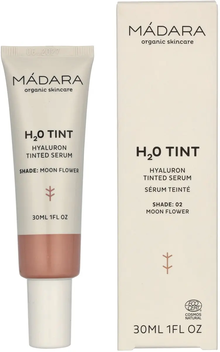 MÁDARA H2O Tint Hyaluron Serum 30ml - Moon Flower