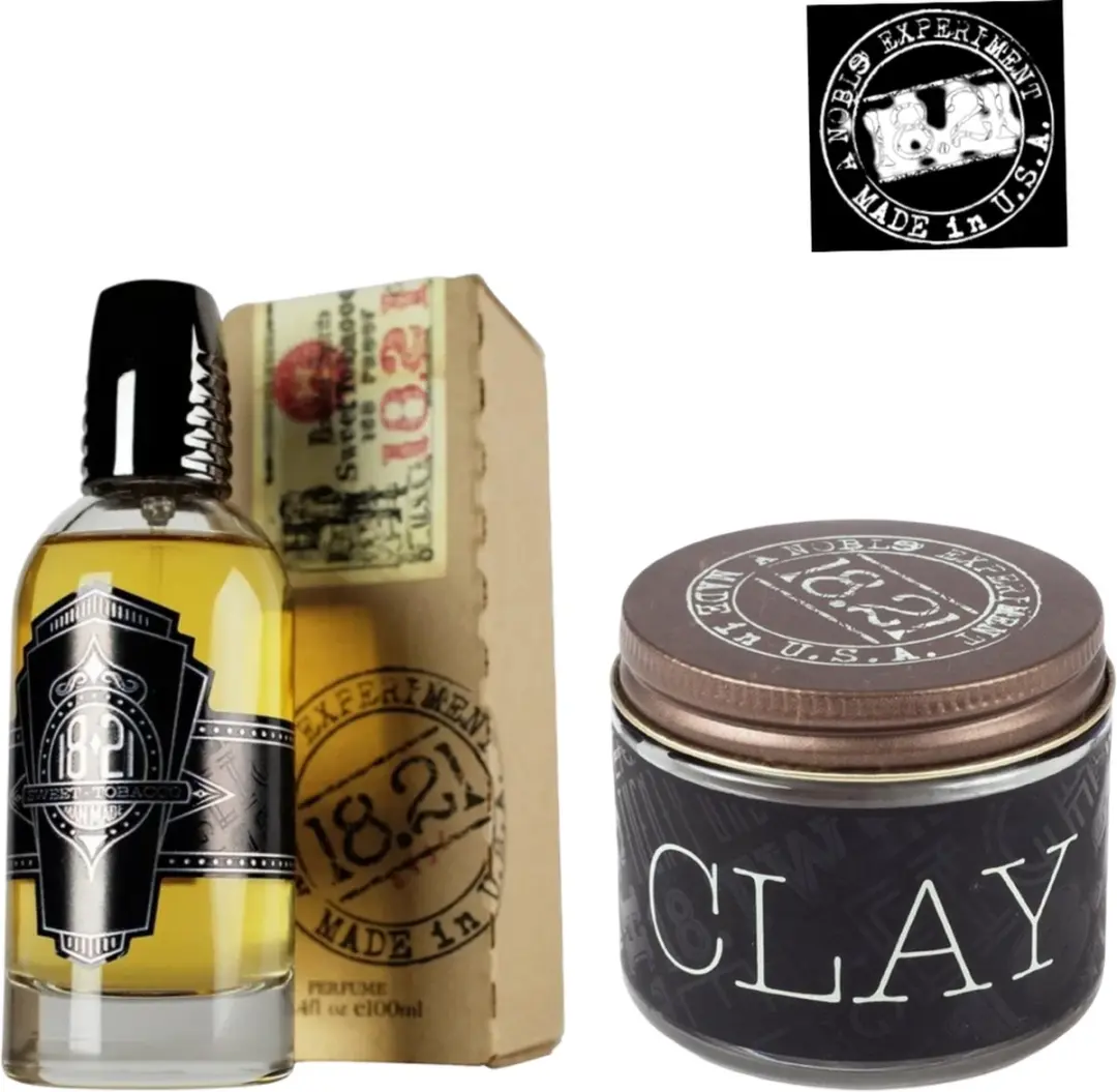 18.21 Man Made Sweet Tobacco Styling Set