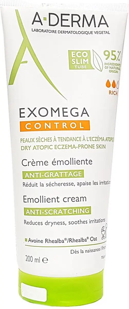 A-derma Exomega Control Emolierende Crème 200ml