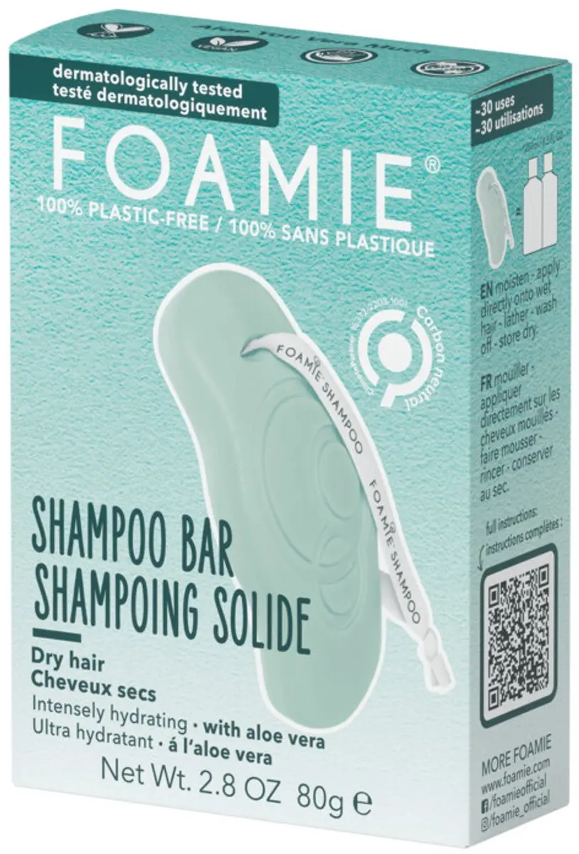 Foamie Shampoo Bar Aloe You Vera Much