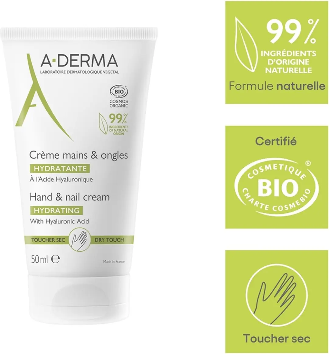 A-Derma Handcrème Beschadigde Huid 50ml