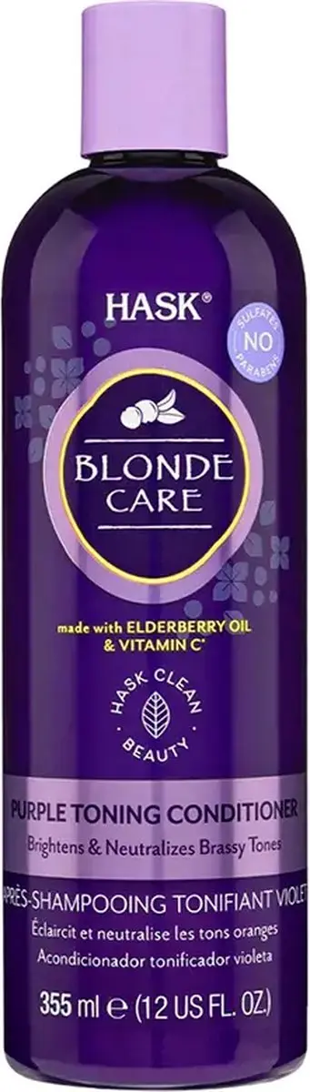 Hask Conditioner Blonde Care Purple 355ml