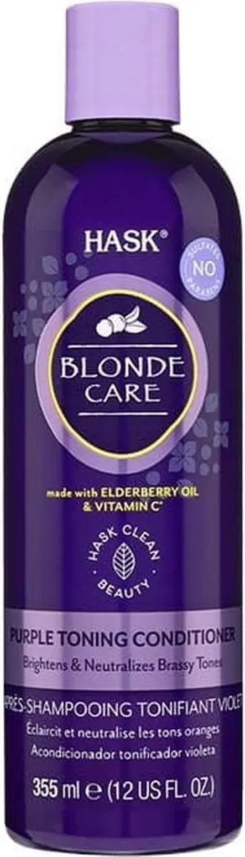 Hask Conditioner Blonde Care Purple 355ml