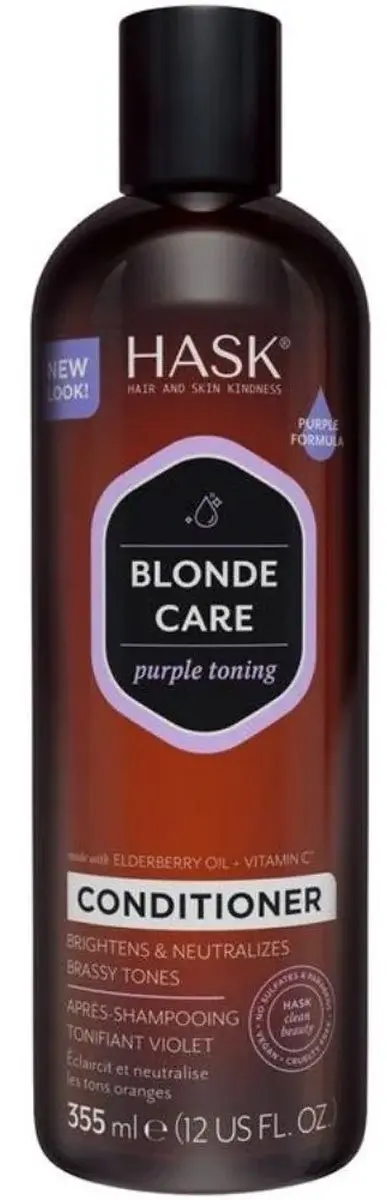 Hask Conditioner Blonde Care Purple 355ml