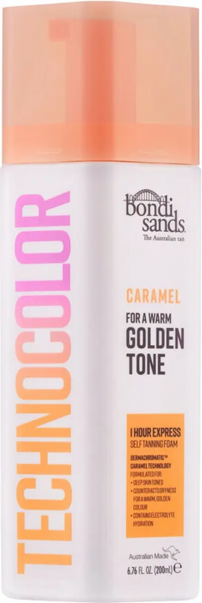 Bondi Sands Technocolor Self Tanning Foam 1 Hour Express Caramel 200ml