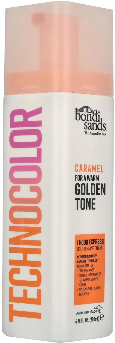 Bondi Sands Technocolor Self Tanning Foam 1 Hour Express Caramel 200ml