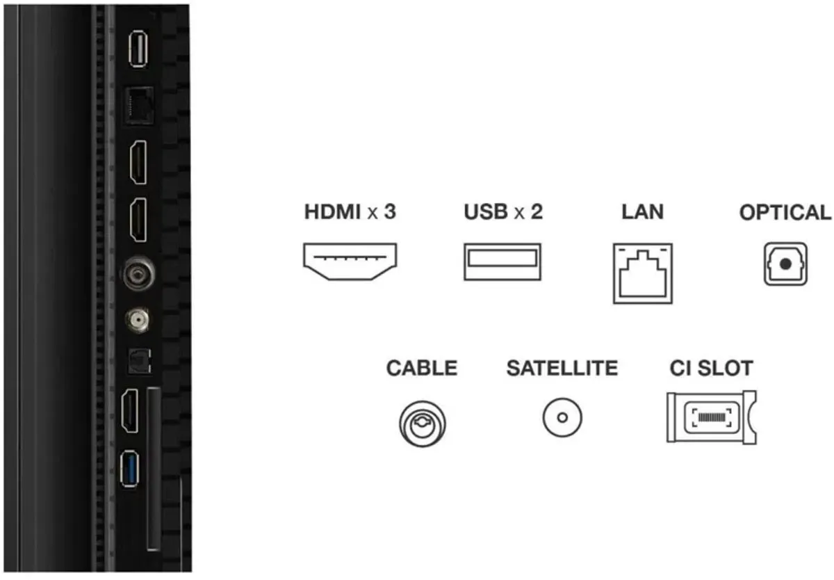 TCL 65T69C 65 inch QLED TV - Zwart