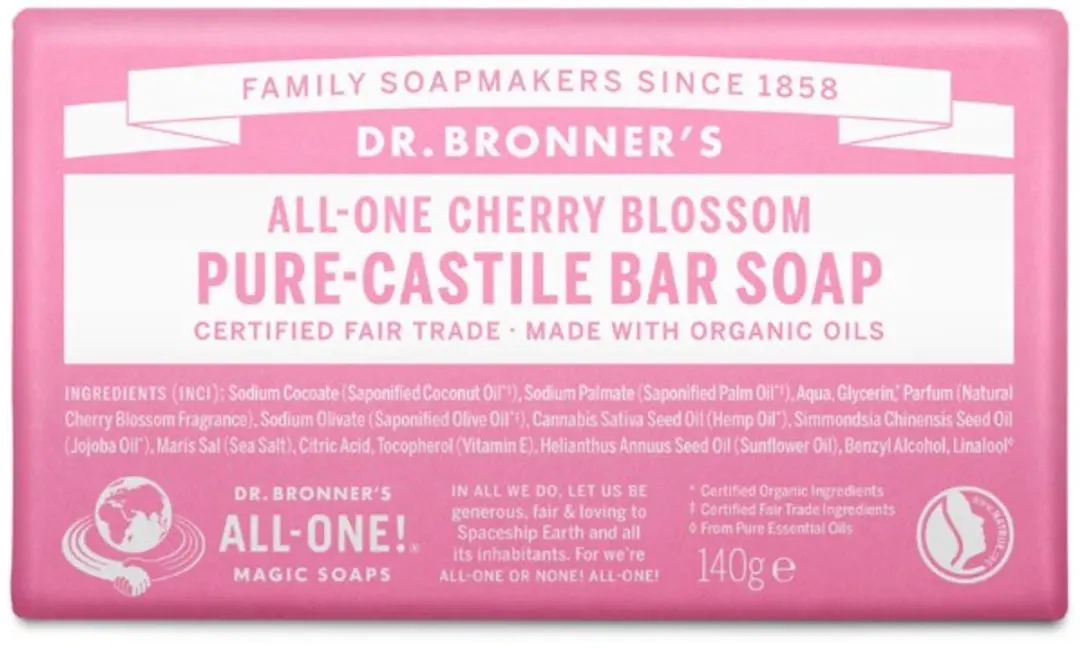 Dr. Bronner's Kersenbloesem Zeepblok 140ml