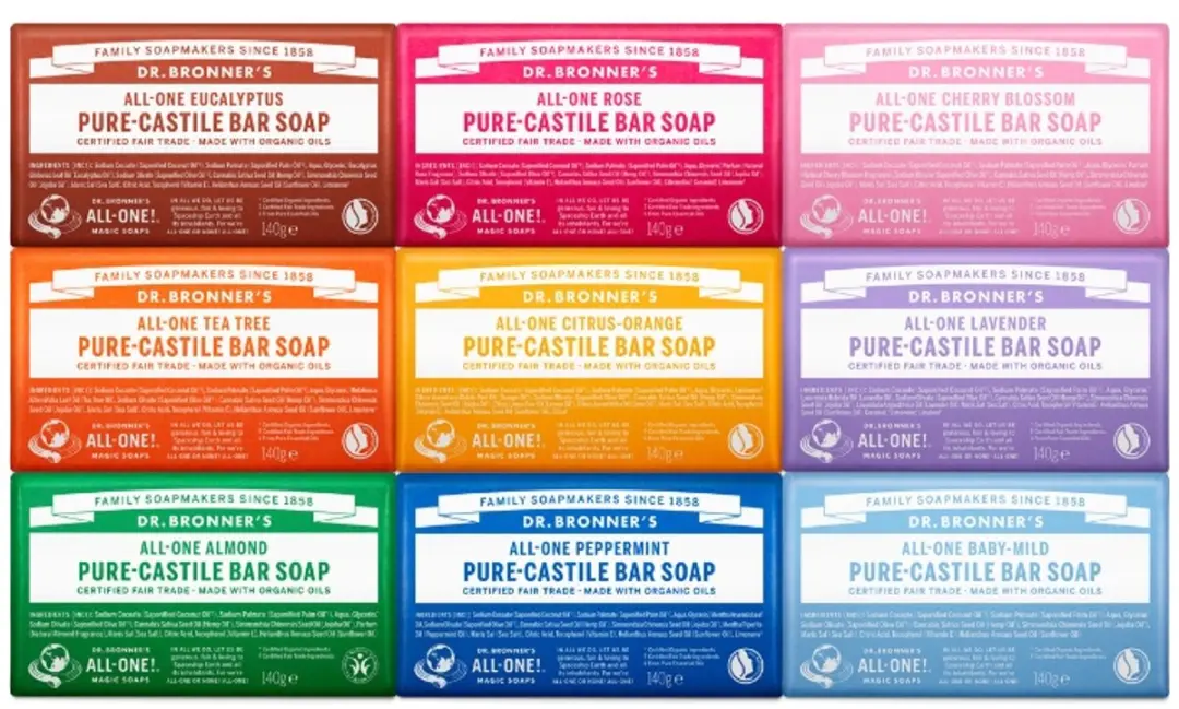 Dr. Bronner's Kersenbloesem Zeepblok 140ml