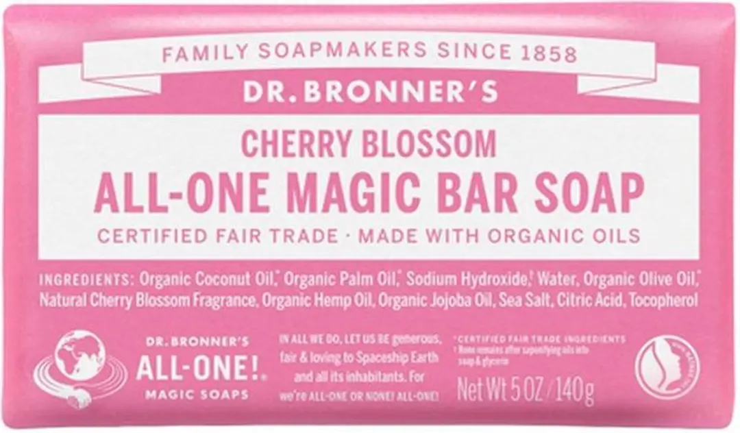 Dr. Bronner's Kersenbloesem Zeepblok 140ml