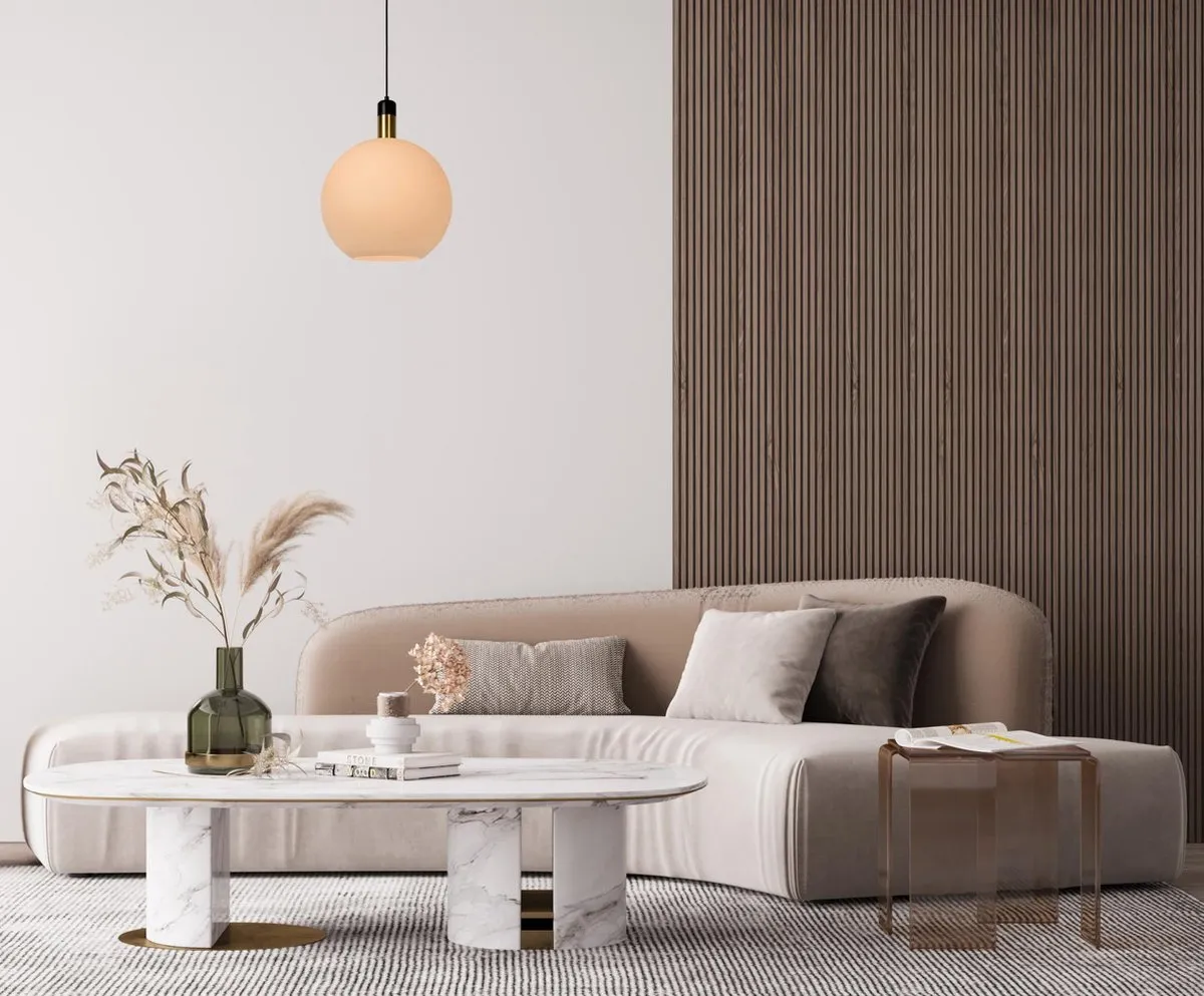 Lucide Julius Hanglamp Ø40cm - Opaal